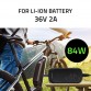 Φορτιστής e-bike, 36V | 42V | 2A | 5.5*2.1, Qoltec